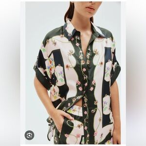 Alemais Venus Silk Shirt Size US 4/AU 8